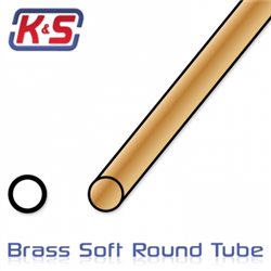 Mässingsrör Böjbara 3/16'', 7/32'', 1/4'' 305mm (3)