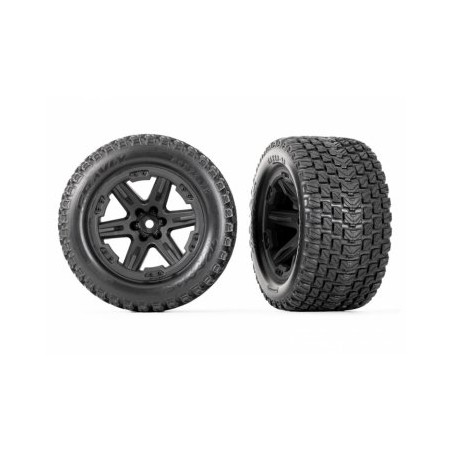 Tires & Wheels Talon EXT/ RXT Black 2.8" 4WD TSM (2)