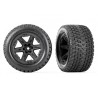 Tires & Wheels Talon EXT/ RXT Black 2.8" 4WD TSM (2)