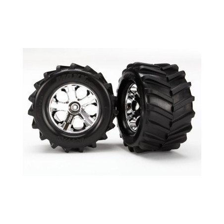 Däck & Fälg Maxx/All-Star Krom 2.8" (2)