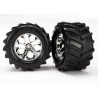 Tires & Wheels Maxx/All-Star Chrome 2.8" (2)