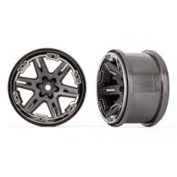Wheels RXT Gray - Black Chrome 2.8" (2)