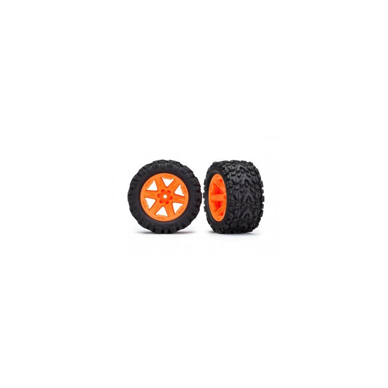 Tires & Wheels Talon Extreme/RXT Orange 2.8" 4WD TSM (2)