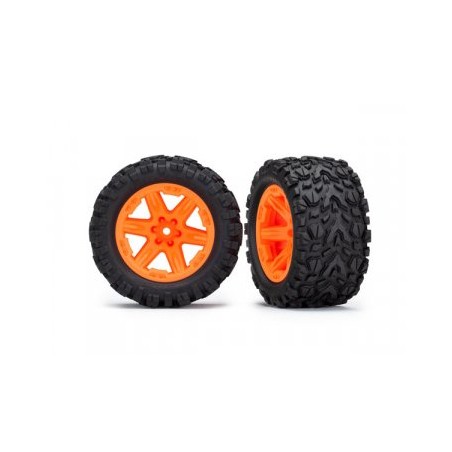 Tires & Wheels Talon Extreme/RXT Orange 2.8" 4WD TSM (2)