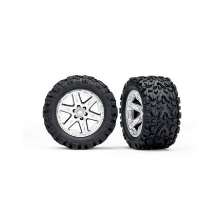 Tires & Wheels Talon Extreme/RXT Satin Chrome 2.8" 4WD TSM