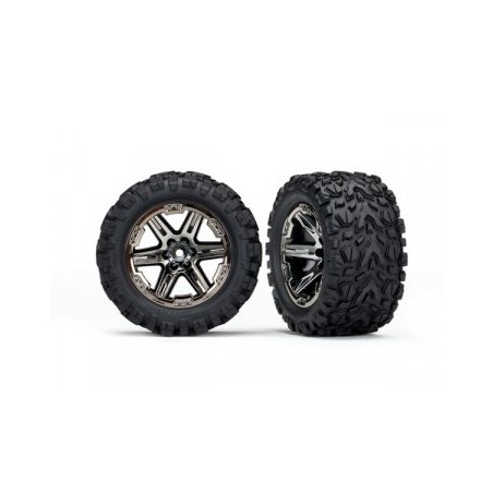Tires & Wheels Talon Extreme/RXT Black Chrome 2.8" 4WD TSM
