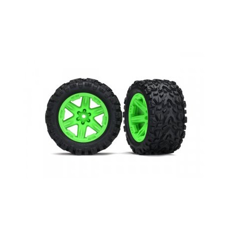 Tires & Wheels Talon Extreme/RXT Green 2.8" 2WD Rear TSM