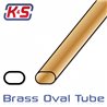 Mässingsrör Oval 6.5 x 8.9 x 305 mm (2)