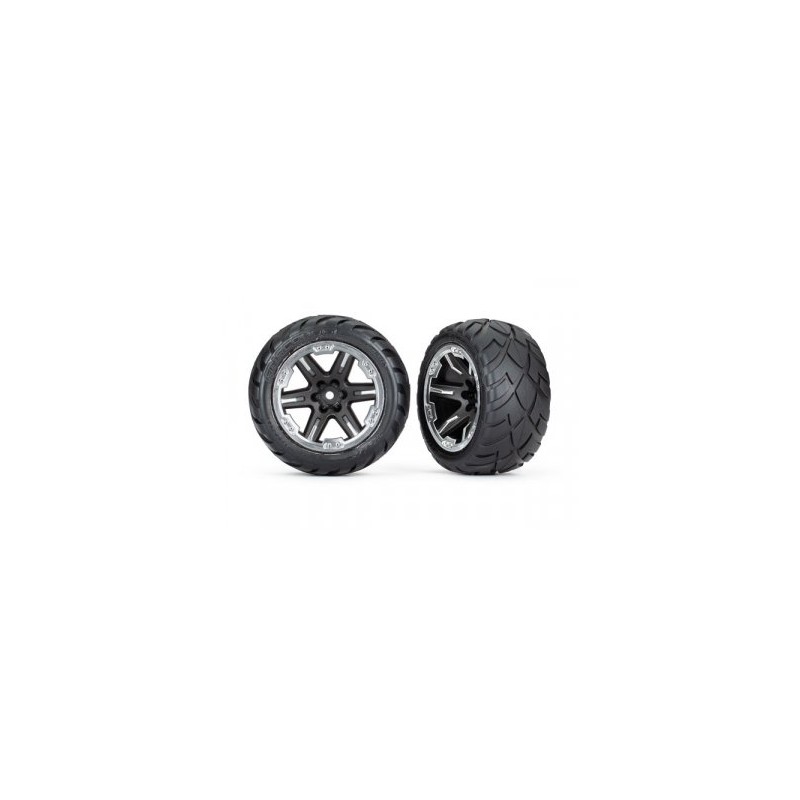 Däck & Fälg Anaconda/RXT Svart & Krom 2,8" 4WD, 2WD Fram (TSM-Rated) (2)