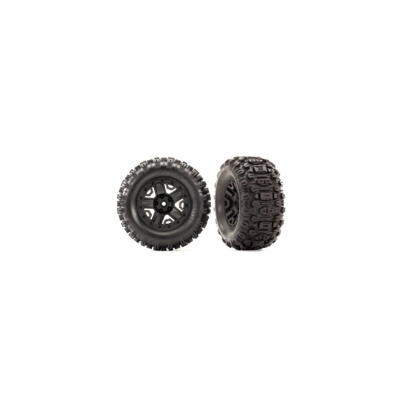 Däck & Fälg Sledgehammer Svart 2.8" 4WD (2)