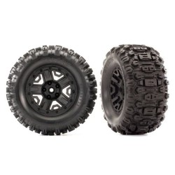 Däck & Fälg Sledgehammer Svart 2.8" 4WD (2)