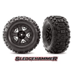 Tires & Wheels Sledgehammer Black 2.8" 4WD (2)