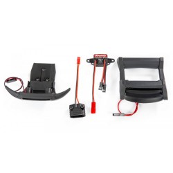 LED Light Front & Roof Skid Set Complete  Rustler 4x4