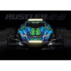 LED Ljus Fram & Tak Set Komplett  Rustler 4x4