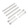 Suspension pin set, complete