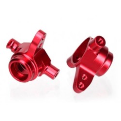 Steering Blocks Alu Red L+R (2)
