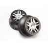 Wheels SCT S-Spoke Chrome-Black 2.2/3.0" 4WD/2WD Rear (2)