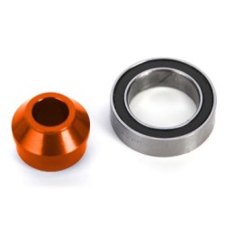Bearing Adapter Alu Orange with Ball Bearing 10x15x4mm
