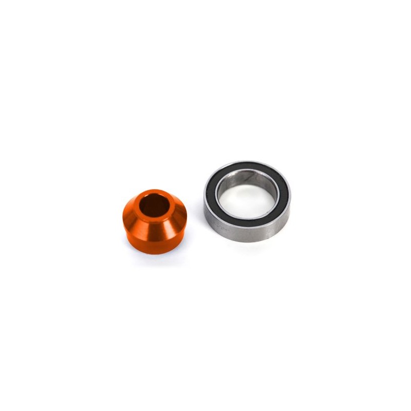 Bearing Adapter Alu Orange with Ball Bearing 10x15x4mm