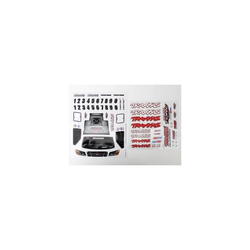 Decal Sheets 1/16 Slash Team Truck