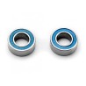Kullager 4x8x3mm Gummitätat Blå (2)