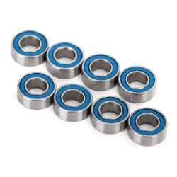 Ball bearings, blue rubber sealed (4x8x3mm) (8)
