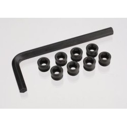Aluminium cap for pivot balls