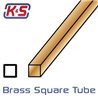 Mässingsrör Fyrkant 1.6x305mm (1/16'') (.014) (2)