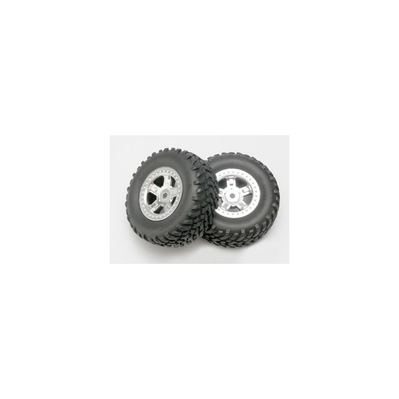 Tires & Wheels SCT/SCT Chrome 1/16 (2)