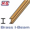 Mässing I-Profil 1.6x3.2x305mm (1/16x1/8'') (1)*