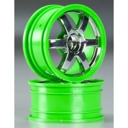 Fälg Volk racing TE37 Krom-Grön 1/16 (2)