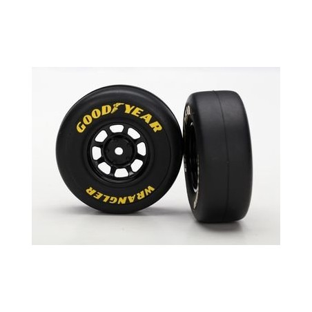 Däck & Fälg Slicks Wrangler/Goodyear 1/16 (2)