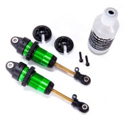 Shocks Alu Green GTR Long without springs (2)