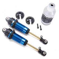 Shocks Alu Blue GTR XX-Long without springs (2)