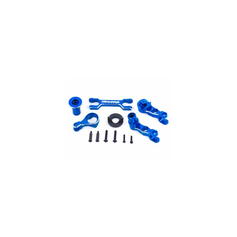 Steering Bellcranks Set Alu Blue X-Maxx