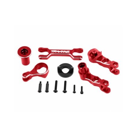 Steering Bellcranks Set Alu Red X-Maxx
