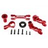 Steering Bellcranks Set Alu Red X-Maxx
