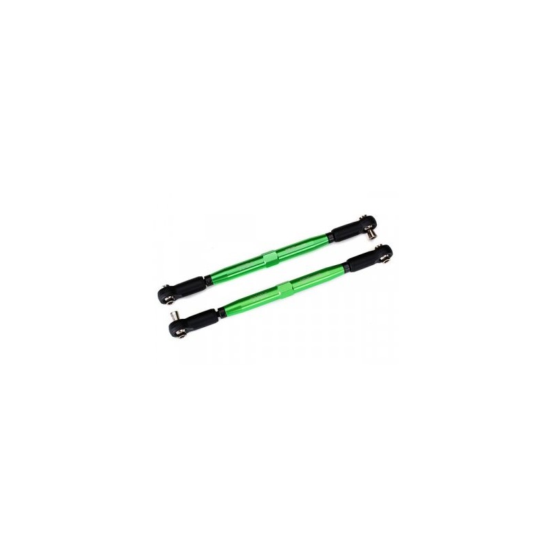 Toe Links Alu Green 158mm Adjustable (2) X-Maxx