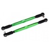 Toe Links Alu Green 158mm Adjustable (2) X-Maxx