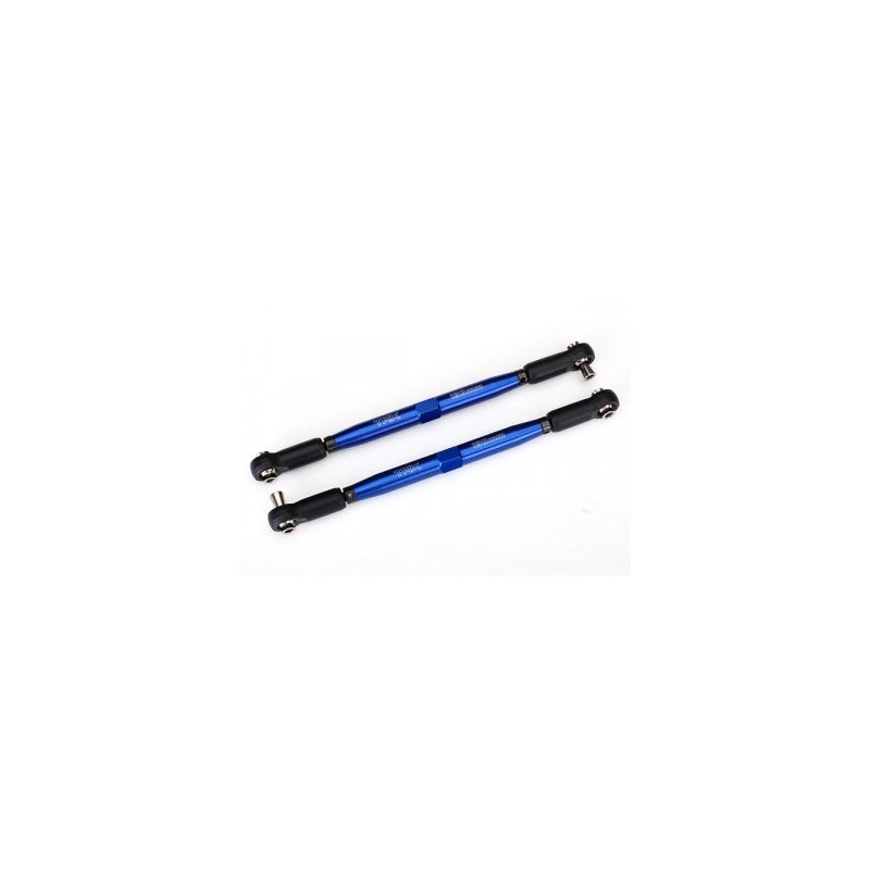 Toe Links Alu Blue 158mm Adjustable (2) X-Maxx