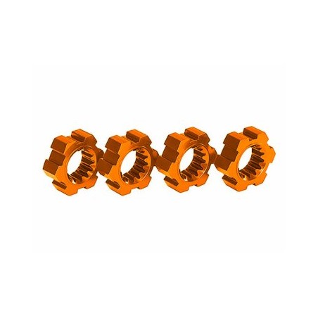 Wheel Hubs Alu Orange (4) X-Maxx, XRT