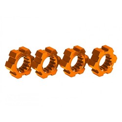 Wheel Hubs Alu Orange (4) X-Maxx, XRT