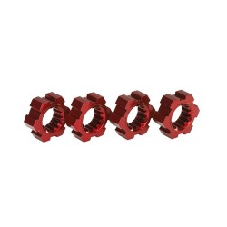 Fälgnav Aluminium Röd (4) X-Maxx, XRT