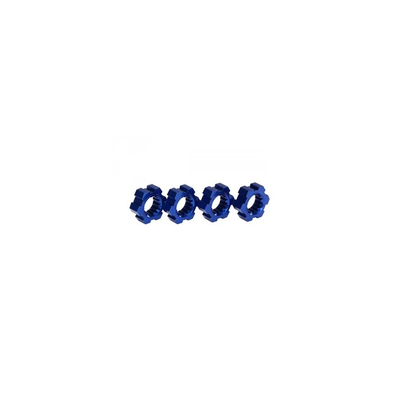 Wheel Hubs Blue Aluminium (4) X-Maxx, XRT