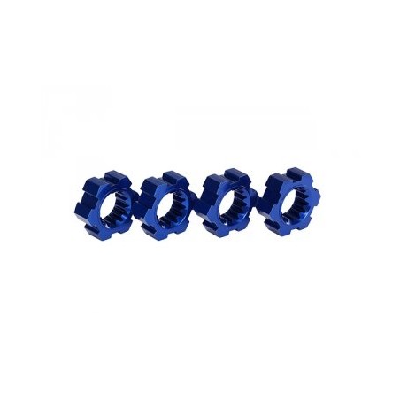 Wheel Hubs Blue Aluminium (4) X-Maxx, XRT