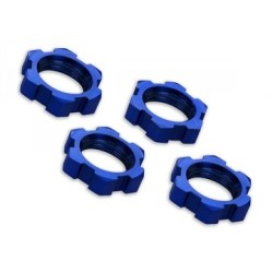 Hjulmutter 17mm Aluminium Blå (4)