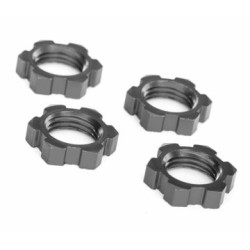 Hjulmutter 17mm Aluminium Grå (4)