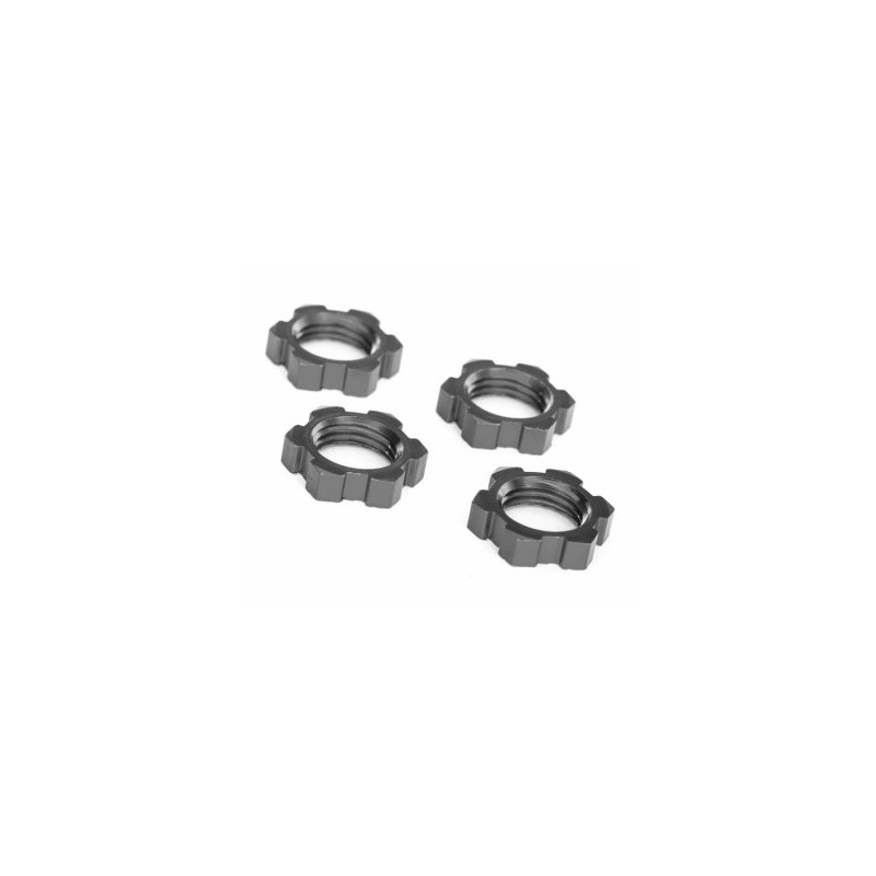 Wheel Nuts 17mm Alu Gray (4)
