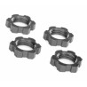 Wheel Nuts 17mm Alu Gray (4)