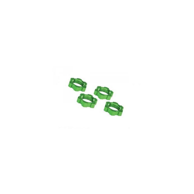 Wheel Nuts 17mm Alu Green (4)